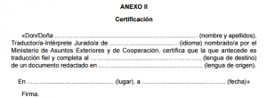 Modelo de certificado 